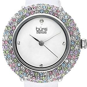 Burgi™ Diamond Accents & Swarovski™ Crystals White